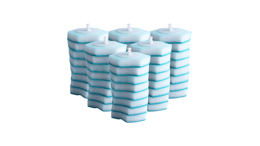 Wanda Disposable Scrub Pad Pack of 8s Refills for Toilet Brush